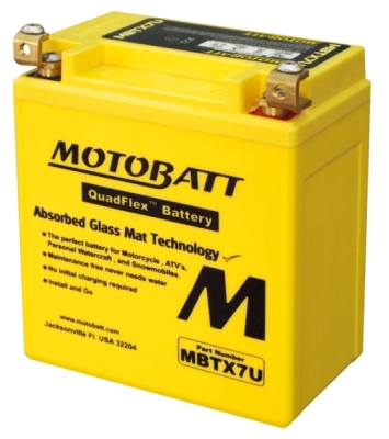 Motobatt 12V 8Ah 115A MBTX7U