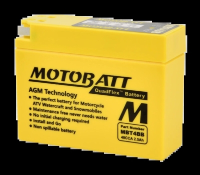 Motobatt 12V 2,5Ah 40A MBT4BB