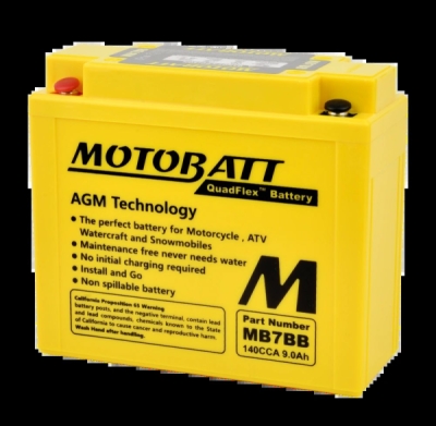 Motobatt 12V 9Ah 150A MB7BB