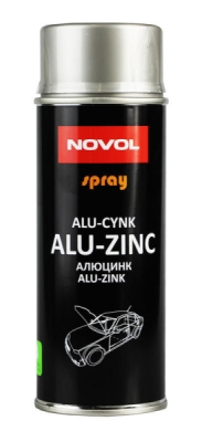 Novol 90408 ALU+CYNK SPRAY - Hliníkovo-zinkový antikorozní nástřik 400ml
