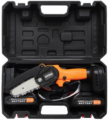 KD10627, Akumulátorová řetězová pila 21V | 4"