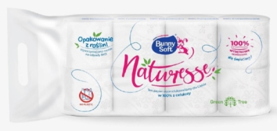 Bunny Soft Naturesse Toaletní papír, třívrstvý, 8 ks