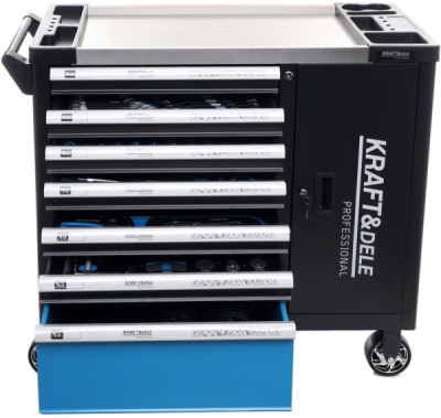 Kraft&Dele KD1069, Skříňka na nářadí 309EL | 7 zásuvek, 1100 x 500 x 860 mm, 86 kg **