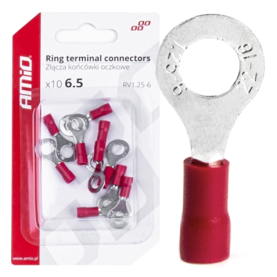 Amio 03078 Elektrický konektor - očko RV 1.25-6 10 ks