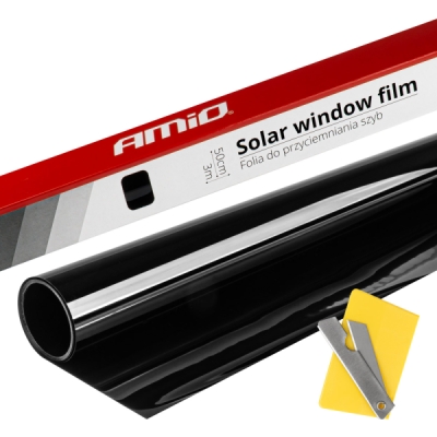 Amio 02936 Autofólie Super Ultra Dark Black 0,5x3m (1%)