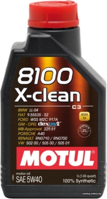 Motul 8100 X-CLEAN 5W-40 1L