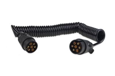Amio 02390 Spirálový kabel 7 pin 12V 6 m