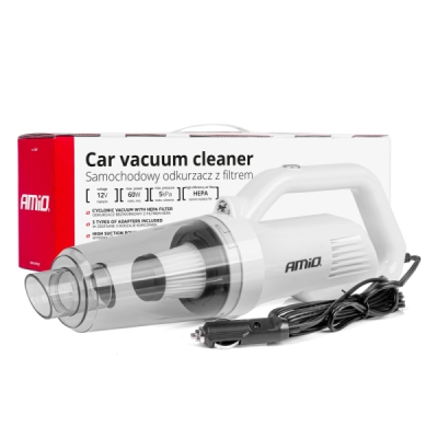 Amio 03691 Vysavač do auta 12V 60W HEPA 5kPa