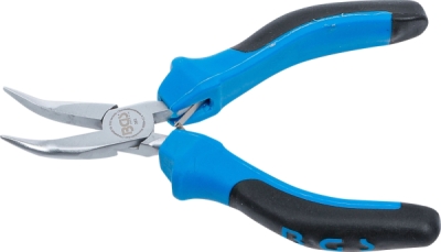 BGS 383, Špičaté kleště na elektroniku | zahnuté | s pružinou | 138 mm