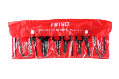 Amio 02515 Klíče pro autorádia 20 ks