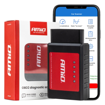 Amio 04733 Diagnostický skener OBD2
