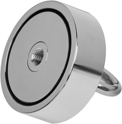 Kraft&Dele KD10417, Magnetický držák neodymový magnet | Nosnost 100 kg, permanentní magnet, karabina, robustní pouzdro