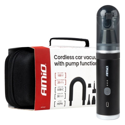 Amio 04785 Bezdrátový vysavač s funkcí pumpy, 100 W, 20 kPa, USB-C