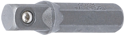 BGS 8202, Adaptér ráčny pro bity | vnější šestihran 6,3 mm (1/4") - 6,3 mm (1/4") | 30 mm