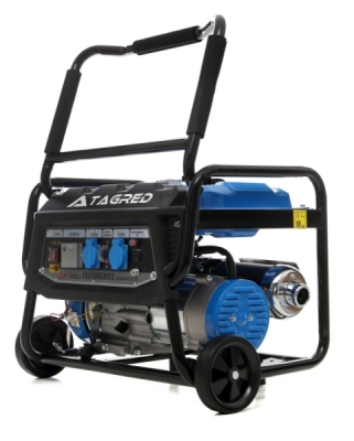 Tagred TA3500GHWX, Generátor, elektrocentrála 3500W se stabilizátorem napětí AVR, s pojezdem