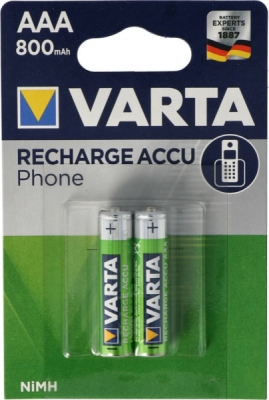 Varta Phone AAA 800 mAh (BLI-2) Nabíjecí baterie ACCU 2ks