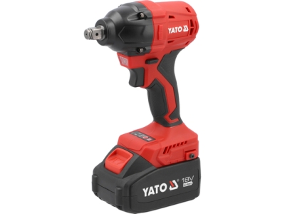 Yato YT-8277925 Bezuhlíkový rázový utahovák 18V 350Nm + baterie a nabíječka