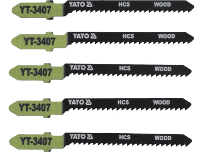 Yato YT-3407 Pilové listy na dřevo TYP T 13TPI 5Ks