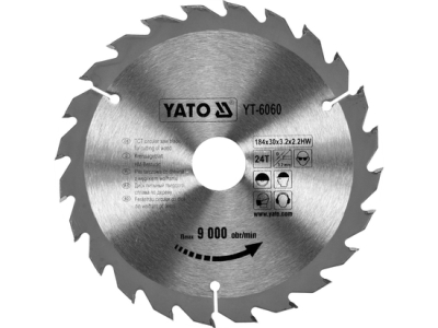 Yato YT-6060 Kotouč na dřevo 184x24Tx30mm