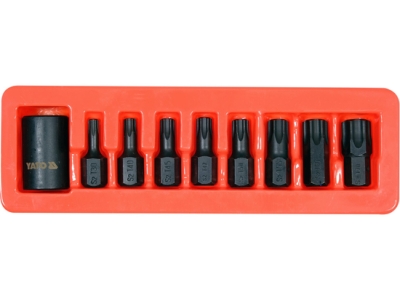 Yato YT-10664 Sada rázových klíčů Torx 1/2" 9Ks