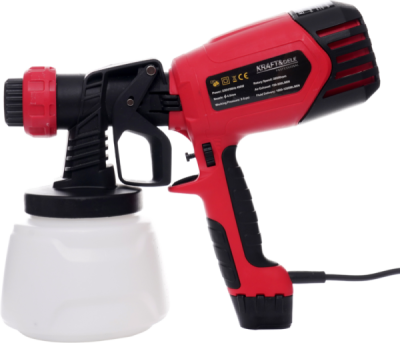 Kraft&Dele KD1655, Stříkací pistole 450W 1000ml | Vzduchový ráz 150-200 mm, Provozní tlak 2-5 psi
