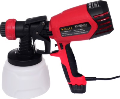 Kraft&Dele KD1655, Stříkací pistole 450W 1000ml | Vzduchový ráz 150-200 mm, Provozní tlak 2-5 psi