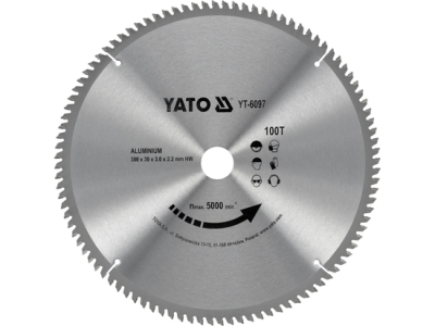Yato YT-6097 Kotouč na hliník 300x100Tx30mm