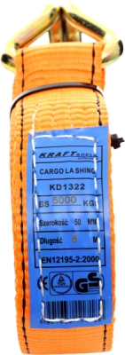 Kraft&Dele KD1320, Jednobodový přepravní pás | 4 m, 50 mm, 5 t