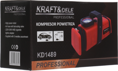 KD1489, Kompresor do auta 12/230V