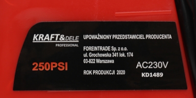 KD1489, Kompresor do auta 12/230V