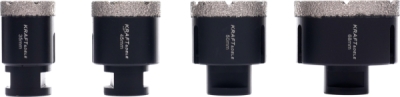 Kraft&Dele KD11227 | Diamantové jádrové frézy 6–68 mm pro bezpříklepové vrtání za mokra do keramiky, kameniny a kamene, adaptér M14 - 3/8 HEX