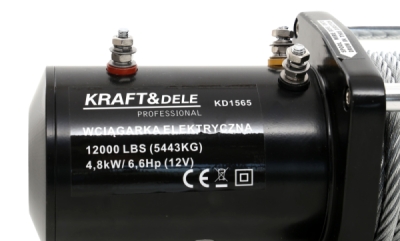 KD1565, Elektrický naviják 12V | 5443 kg