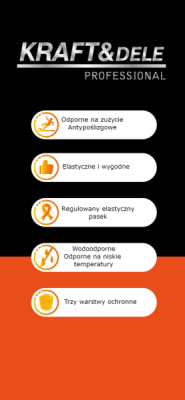 KD10649, Ochranné gelové chrániče kolen
