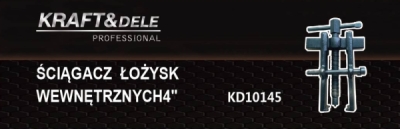 Kraft&Dele KD10145, Stahovák vnitřních ložisek  4'' | Precizní a odolné provedení