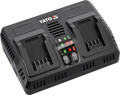 Yato YT-828501 Smart nabíječka na baterie s chlazením dvojitá Li-ion 18V 2,4 -4,5A