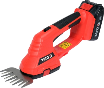 Yato YT-828355 Akumulátorové nůžky na trávu a živý plot 18 V, 2 Ah + nabíječka