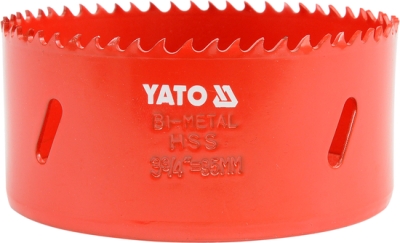 Yato YT-3343 Bimetalová vrtací korunka 95 mm HSS M3, závit 5/8", 4–6 TPI