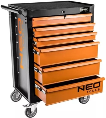 NEO Tools 84-221 Dílenský vozík na nářadí, 6 zásuvek