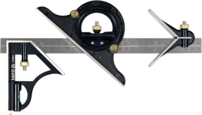 Yato YT-70772 Multifunkční úhelník 300 mm s úhloměrem a středícím úhelníkem