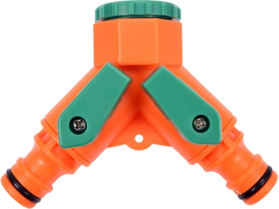 Flo 89022 Dvojitý konektor 1/2" a 3/4"