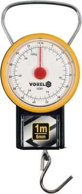 Vorel 15301 Pružinová váha do 32 kg s 1m svinovacím metrem