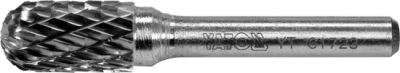 Yato YT-61723 Frézovací fréza z karbidu wolframu, válcová stopka 10 × 56 mm