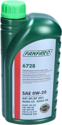 Fanfaro 6728 VW Škoda Seat 0W-20 1L