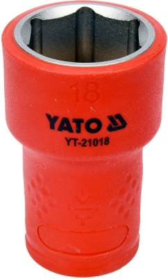 Yato YT-21018 Izolovaná nástrčná hlavice 18 mm 3/8" VDE