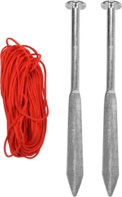 Vorel 17435 Zednické kolíky 160 mm s 10 m šňůry