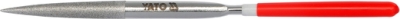 Yato YT-6148 Diamantový jehlový pilník polokruhový 4 × 160 mm G150