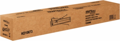 Kraft&Dele KD10673, Řezací stroj na dlaždice | délka řezu 1200 mm, šířka střihu 14 mm, základna 165 mm