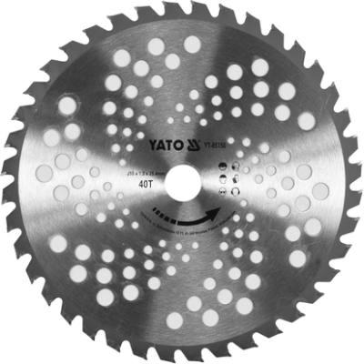 Yato YT-85150 TCT kotouč 255 mm / upínací otvor 25,4 mm