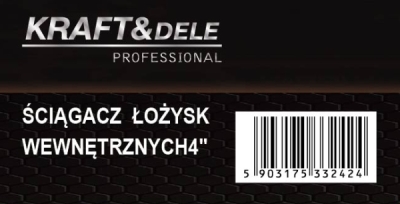 Kraft&Dele KD10145, Stahovák vnitřních ložisek  4'' | Precizní a odolné provedení