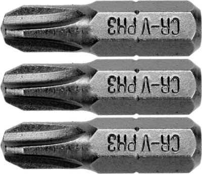 Sthor 65454 Bity PH3, 1/4″ × 25 mm, 3 ks